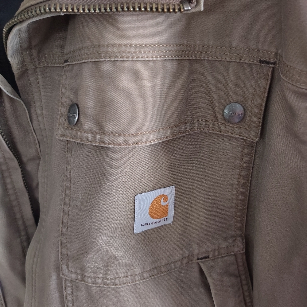 Carhartt Men's Brown Performance Jacket Insulated 2XL - Picture 9 of 11